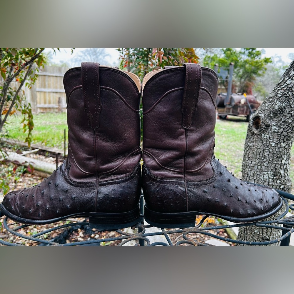 Tecovas Cream Leather Boots